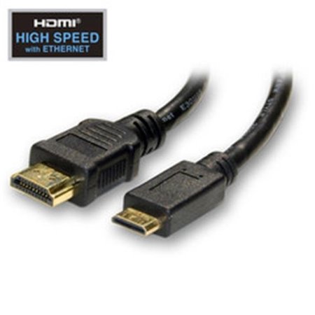 CABLE WHOLESALE Cable Wholesale Mini HDMI Cable; High Speed with Ethernet; HDMI Male to Mini HDMI Male (Type C) for Camera and Tablet; 10 foot 10V3-43110